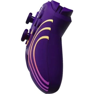 8. PDP Afterglow wave Liliowy USB Gamepad Analogowa/Cyfrowa PC, Xbox Series S, Xbox Series X