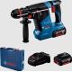 BOSCH.MŁOTOWIERTARKA GBH 187-LI 2,4J 2x5,0Ah ONE CHUCK