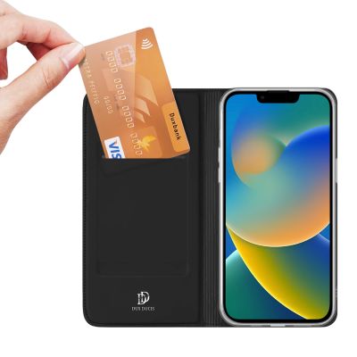 2. Dux Ducis Skin Pro kabura etui pokrowiec z klapką iPhone 14 Plus czarny