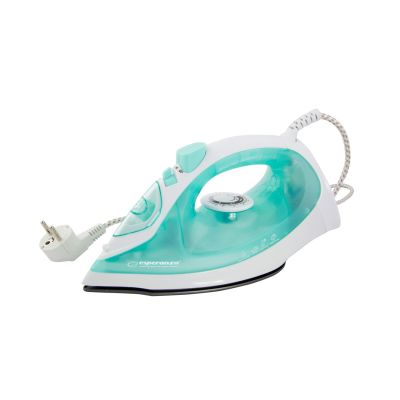 10. Żelazko parowe Esperanza SILK EHI005 (2200W; kolor biały)