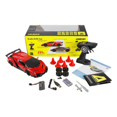 2. Licencja Amewi RC Drift Lamborghini Veneno czerwony