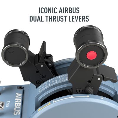 7. Thrustmaster TCA Quadrant Airbus Edition Czarny, Niebieski Flight Sim PC