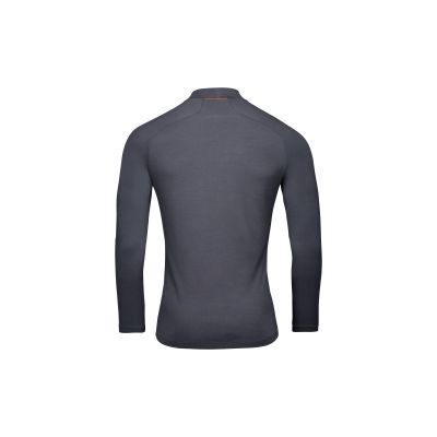 5. Koszulka rowerowa POC M's Layer Merino Mock Neck Jersey szara
