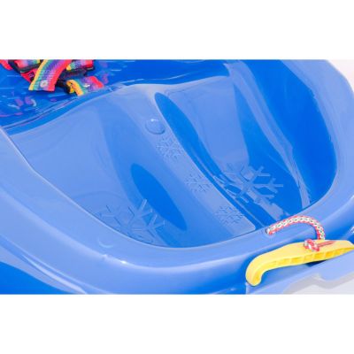 12. SANKI PLASTIKOWE MINI BOBEK NIEBIESKIE