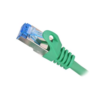 6. LANBERG PATCHCORD S/FTP KAT.6A 0.5M ZIELONY LSZH CCA (FLUKE PASSED) PCF6A-10CC-0050-G