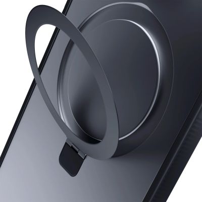 6. Etui 3mk Smoke Case Mag&Stand na Apple iPhone 16 - czarne