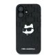 3. Etui Karl Lagerfeld Monogram Choupette Head Pin na iPhone 16 - czarne