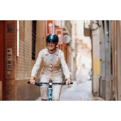 12. Kask Rowerowy HJC CALIDO PLUS Biało-Szary PEARL WHITE GREY r.S