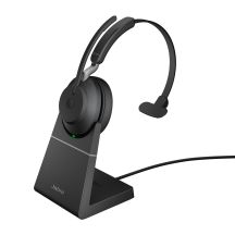 Słuchawki nauszne bezprzewodowe Jabra Evolve2 65 UC Mono USB-A + stand