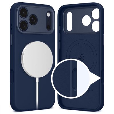 2. Etui Tech-Protect Uniq MagSafe na iPhone 17 Pro - granatowe