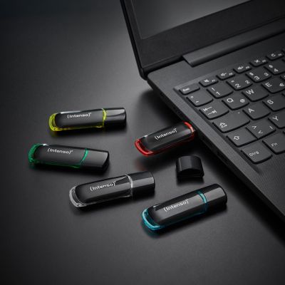 5. Intenso 3511595 pamięć USB 64 GB USB Typu-A 2.0 Czarny, Czerwony, Zielony, Przezroczysty, Żółty, Niebieski