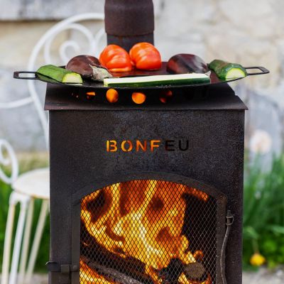 33. Kominek ogrodowy BonFeu BonCarré rdzawy 3503R