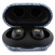 4. Słuchawki Bluetooth TWS Guess 4G Metal ze stacją dokującą ENC - niebieskie