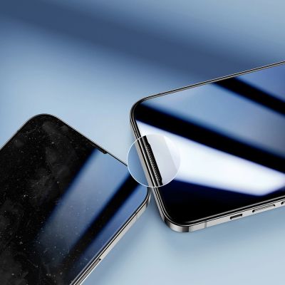 4. Joyroom Knight 2,5D TG szkło hartowane do iPhone 14 Plus na cały ekran z ramką przezroczysty (JR-H03)