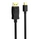 3. Kabel Orico XD-MDTH4 4K 30 Hz Mini DisplayPort do HDMI 3 m - czarny