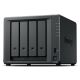 NAS Synology DS425+, Tower, 4x (3.5" SATA HDD/ 2.5" SATA SSD), 2 x M.2, Intel Celeron J4125, 2 GB DDR4 non-ECC (max.6GB), 1x 1GbE RJ-45; 1x 2.5GbE RJ-45, 2x USB 3.2.1 - TYLKO dyski Synology