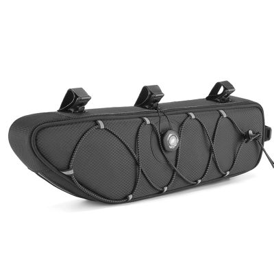 2. Torba pod ramę 2L Rockbros TL003 ROAD TO SKY wodoodporna – czarna