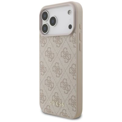 2. Etui Guess 4G Classic na iPhone 17 Pro Max / 18 Pro Max - różowe