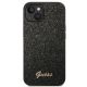 3. Etui Guess Glitter Script na iPhone 14 Plus - czarne