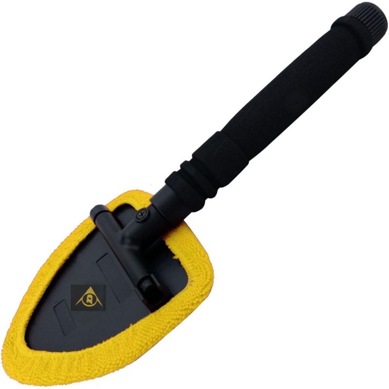 3. ŚCIĄGACZKA WODY Z SZYB I LUSTER Z MIKROFIBRĄ RUCHOMA, REGULOWANA RĄCZKA 21-37CM DUNLOP