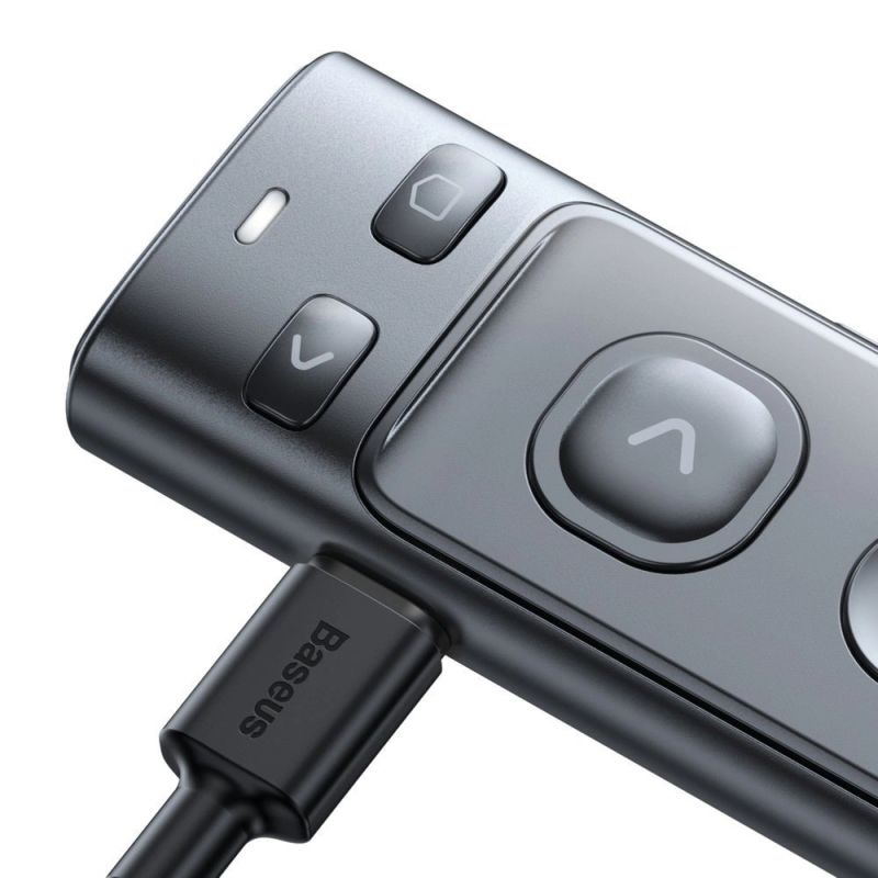 9. Wskaźnik laserowy Baseus Orange Dot bezprzewodowy do prezentacji - szary (z akumulatorem)