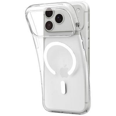 15. Etui Spigen Liquid Crystal MagSafe na iPhone 18 Pro Max / 17 Pro Max - przezroczysto-białe