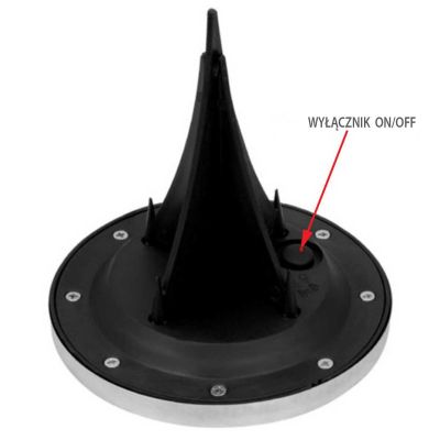 40. LAMPA SOLARNA 8 LED SMD DO WBICIA W PODŁOŻE KPL.4SZT