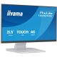 2. iiyama ProLite T2252MSC-W2AG monitor komputerowy 54,5 cm (21.4") 1920 x 1080 px Full HD LCD Ekran dotykowy Biały
