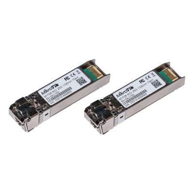 2. Mikrotik SFP/SFP+/SFP28 BiDi: XS+2733LC15D moduł przekaźników sieciowych Swiatłowód 25000 Mbit/s LC 1330 nm