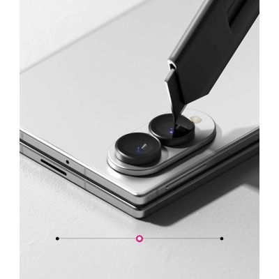 6. Osłona aparatu Ringke Camera Frame Protector 2-Pack na Samsung Galaxy Z Fold 8 - czarna