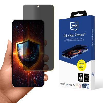 Prywatyzująca folia ochronna 3mk Silky Matt Privacy na Samsung Galaxy S25 Edge