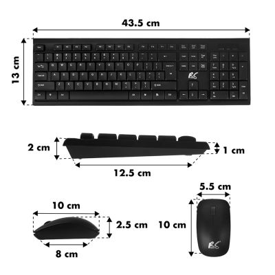 3. NANORS KLAWIATURA + MYSZ BEZPRZEWODOWA COMBO RS580