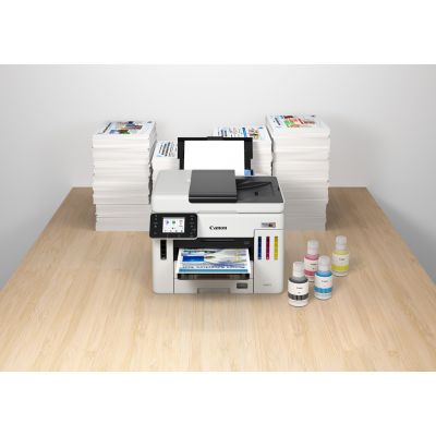 60. Drukarka Canon MAXIFY GX 7150, Atramentowy, Druk kolorowy, 600 x 1200 DPI, A4, Druk bezpośredni, Biały