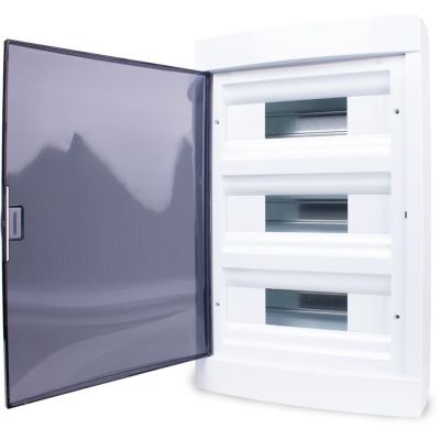 2. Rozdzielnica natynkowa 36 modułowa (3*12M) Adelid RM-NT-36T