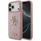 Etui Guess Fixed Glitter Big 4G na iPhone 18 Pro Max / 17 Pro Max - różowe