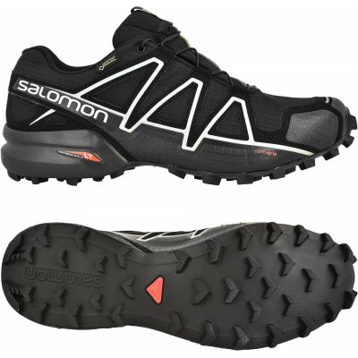 Ultra-lekki model Speedcross 4  przeznaczony do biegania terenowego po naturalnym i miękkim podłożu.