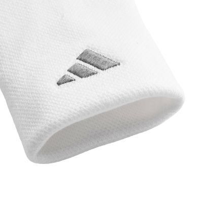 4. Frotka na rękę adidas Tennis Wristband Large 2 szt. biała IA7545