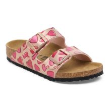 Birkenstock klapki ARIZONA KIDS BS 1030434 ELECTRIC METALLIC COPPER HEARTS (szerokość standardowa)