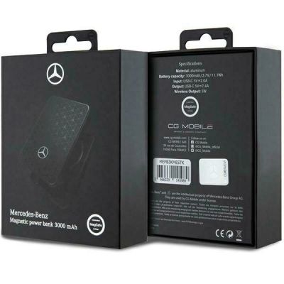 5. Powerbank Mercedes Stars Pattern MagSafe 5W 3000mAh - czarny