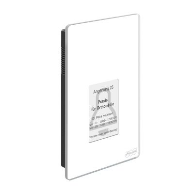 13. Terminal kontroli dostępu Auerswald TFS-Dialog 400 z czytnikiem linii papilarnych - biały