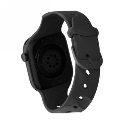 2. Pasek Decoded Silicone Ares Splice Band na Apple Watch 40 / 41 / 42 mm - czarny