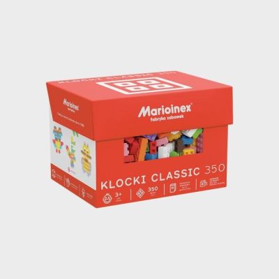 Klocki konstrukcyjne Marioinex Classic, 350 elementów