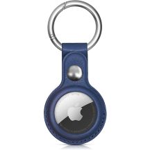 Etui do Apple AirTag z ekoskóry - niebieskie