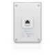 21. Access Point Wi-Fi 6 Ubiquiti UniFi U6 In-Wall 2.4GHz(2x2)/5GHz(4x4)/6GHz(–) PoE+/PoE 4x1G 1x2,5G
