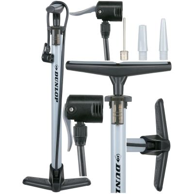 11. POMPKA WARSZTATOWO ROWEROWA DUNLOP 140 PSI (9.6BAR) SZARY
