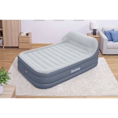 6. Bestway 67923 / 23 dmuchany materac Podwójny materac Szary, Biały Unisex