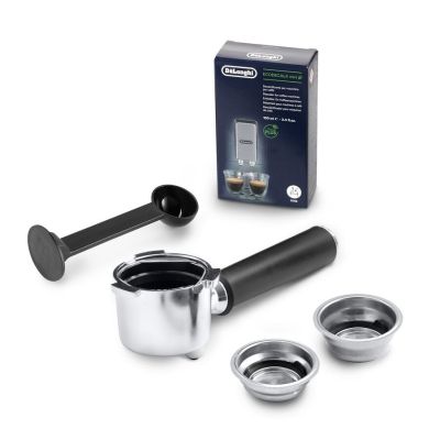 23. Ekspres kolbowy DeLonghi Dedica Style EC 685.M (1350W; kolor srebrny)
