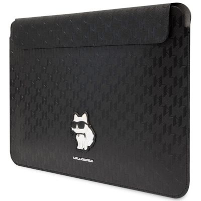 2. Pokrowiec Karl Lagerfeld Saffiano Monogram Choupette na laptopa 14" - czarny