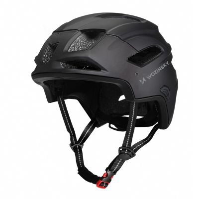 3. Kask rowerowy fullface Wozinsky z odpinanym daszkiem lekki 57-62 cm - czarny