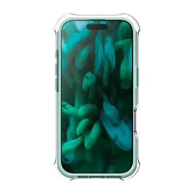 3. LAUT AERO PROTECT pokrowiec na telefon komórkowy 16 cm (6.3") Miętowy, Przezroczysty